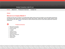 Tablet Screenshot of kontact.in